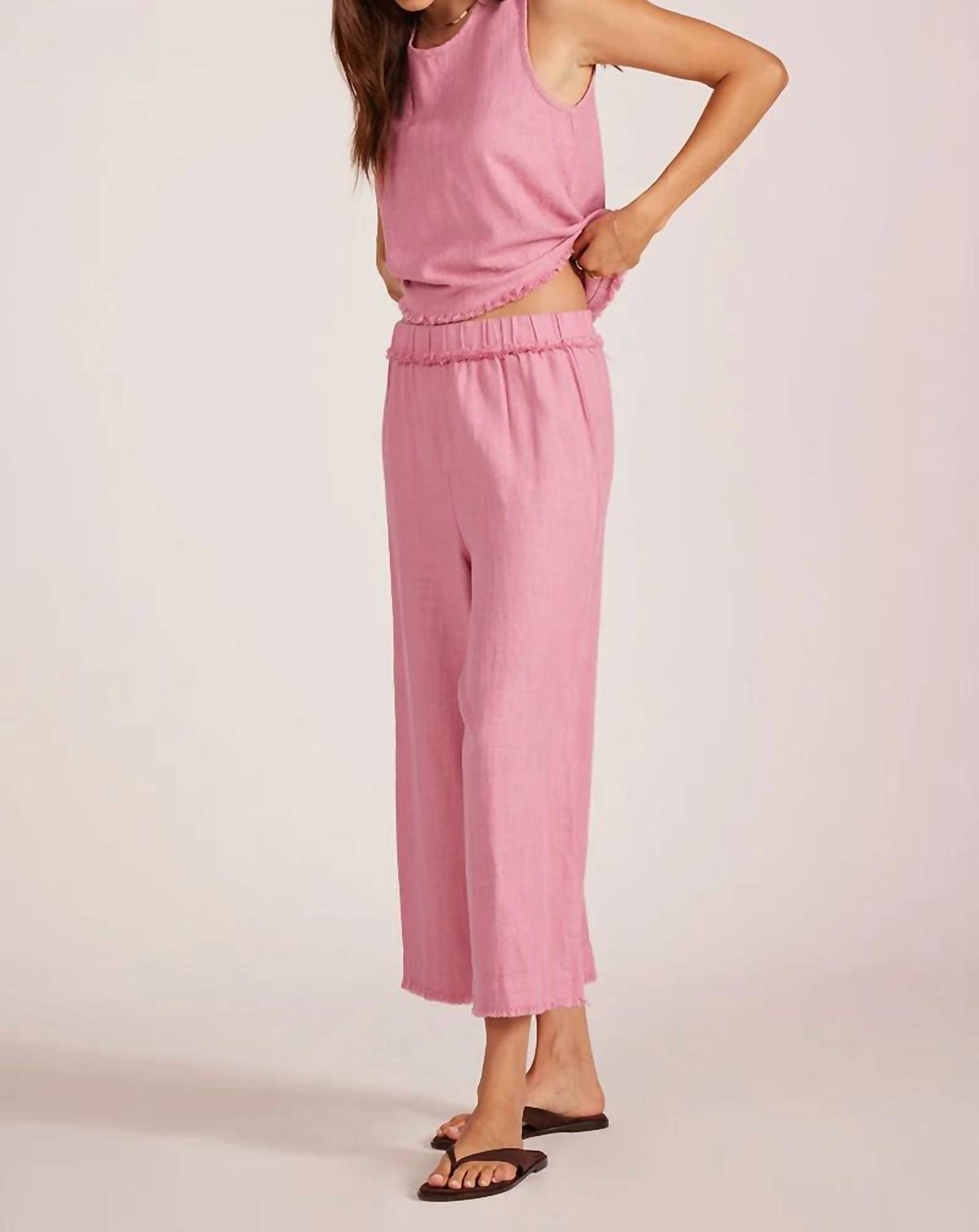 Bobi - Crop Wide Leg Pants