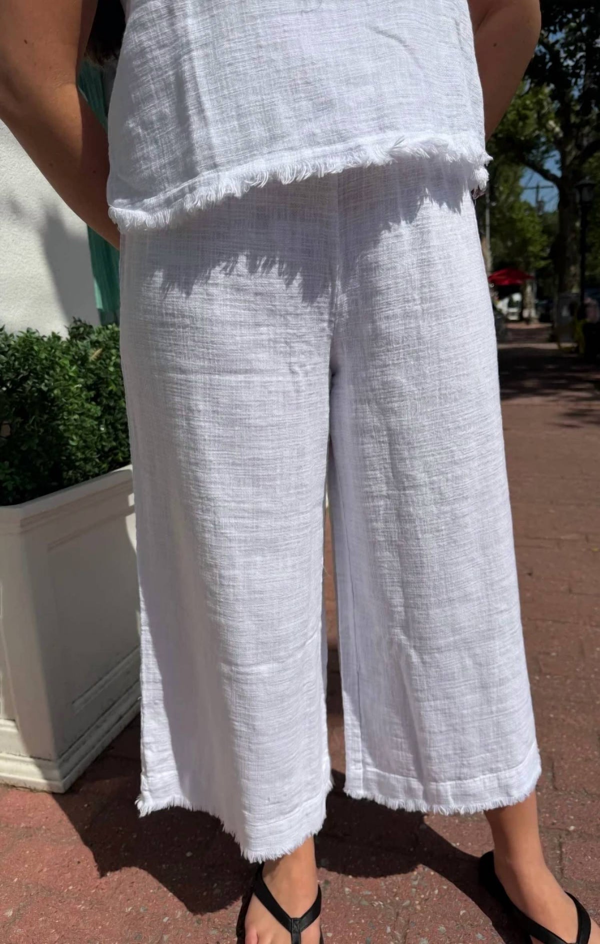 Bobi - Crop Wide Leg Pants