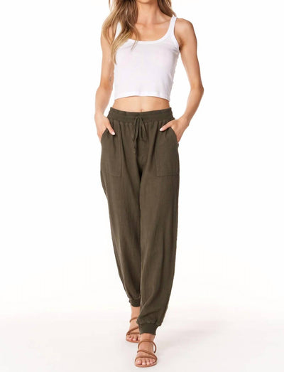 Bobi - Drawstring With Pockets Jogger