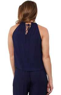 Bobi - Gathered Halter Neck Top