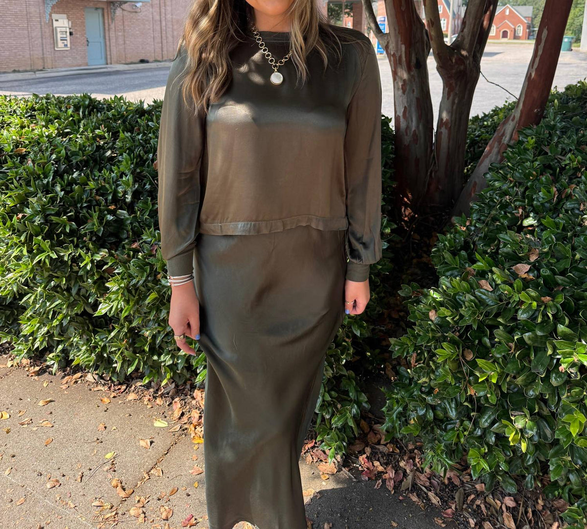 Bobi - Midi Bias Cut Skirt