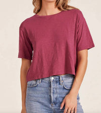 Bobi - Midi Sleeve Crop Top