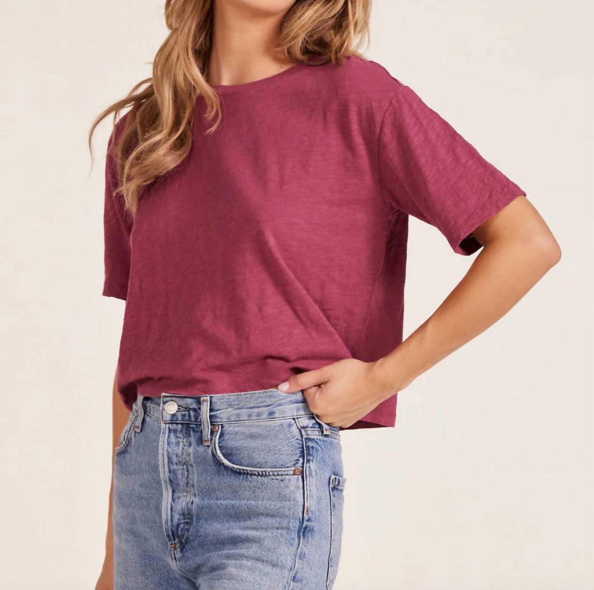 Bobi - Midi Sleeve Crop Top