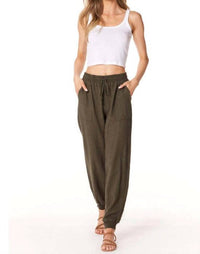 Bobi - Mixed Drawstring Pant