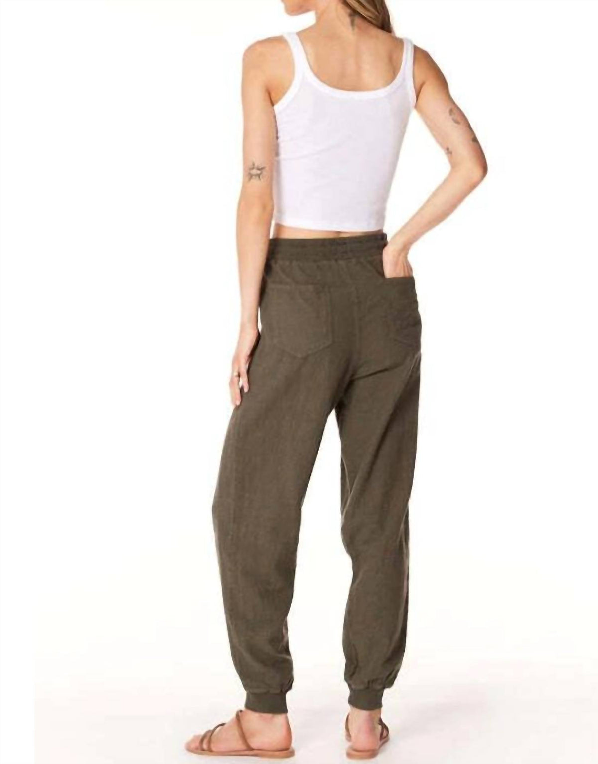 Bobi - Mixed Drawstring Pant