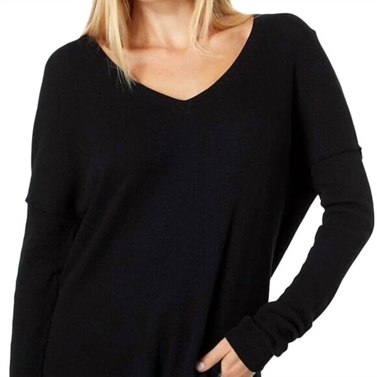 Bobi - Moxie Drop Shoulder Long Sleeve Tee