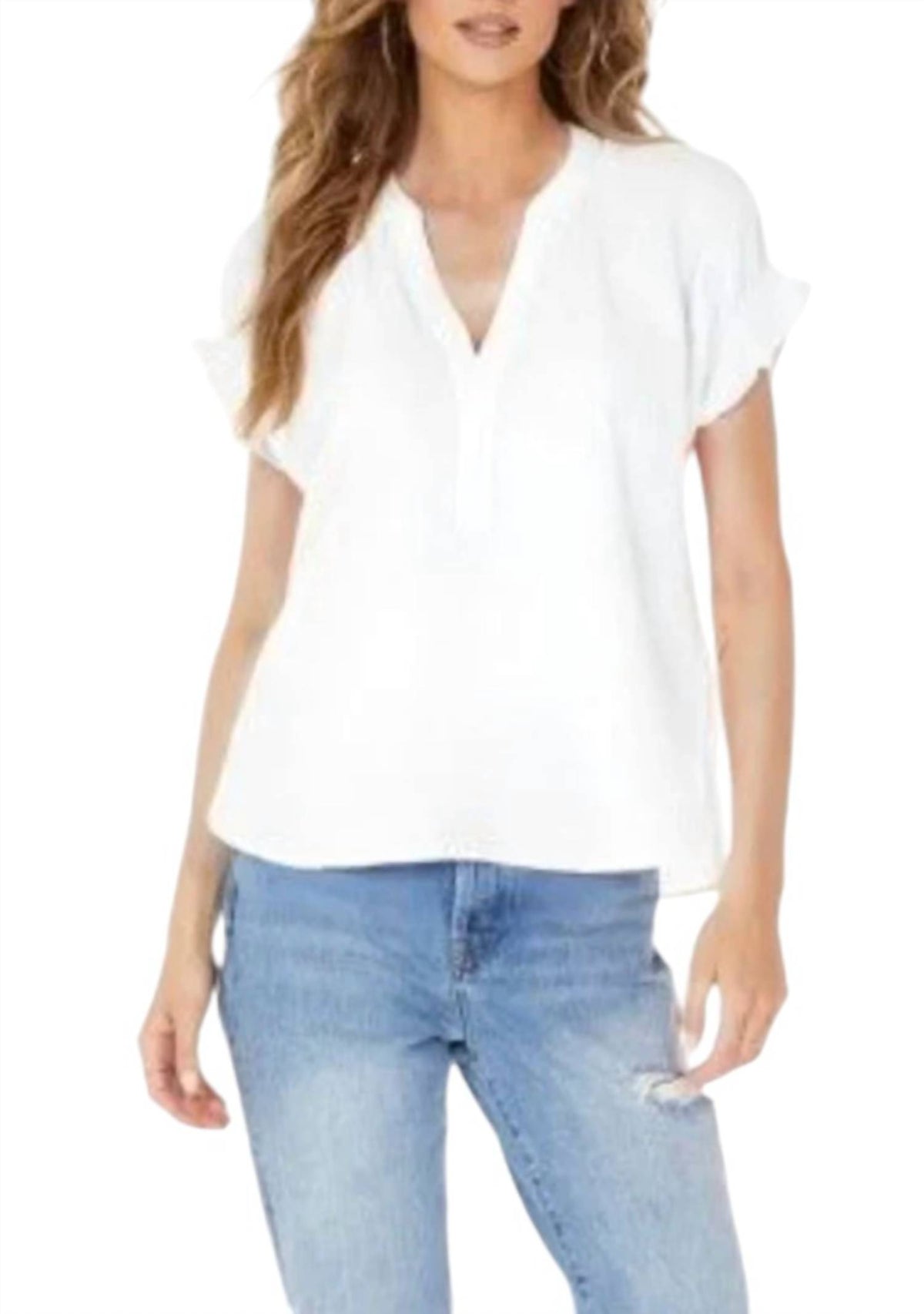 Bobi - Shirred Dolman Top