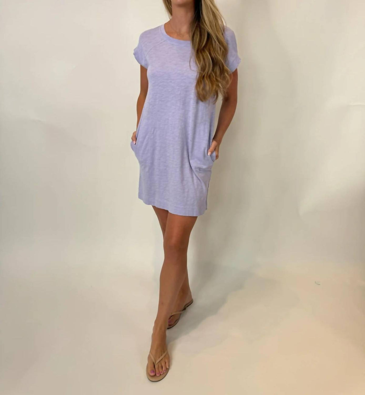 Bobi - Short Sleeve Raglan Mini Dress