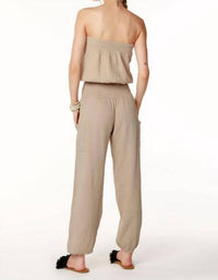 Bobi - Smocked Hem Tube Top