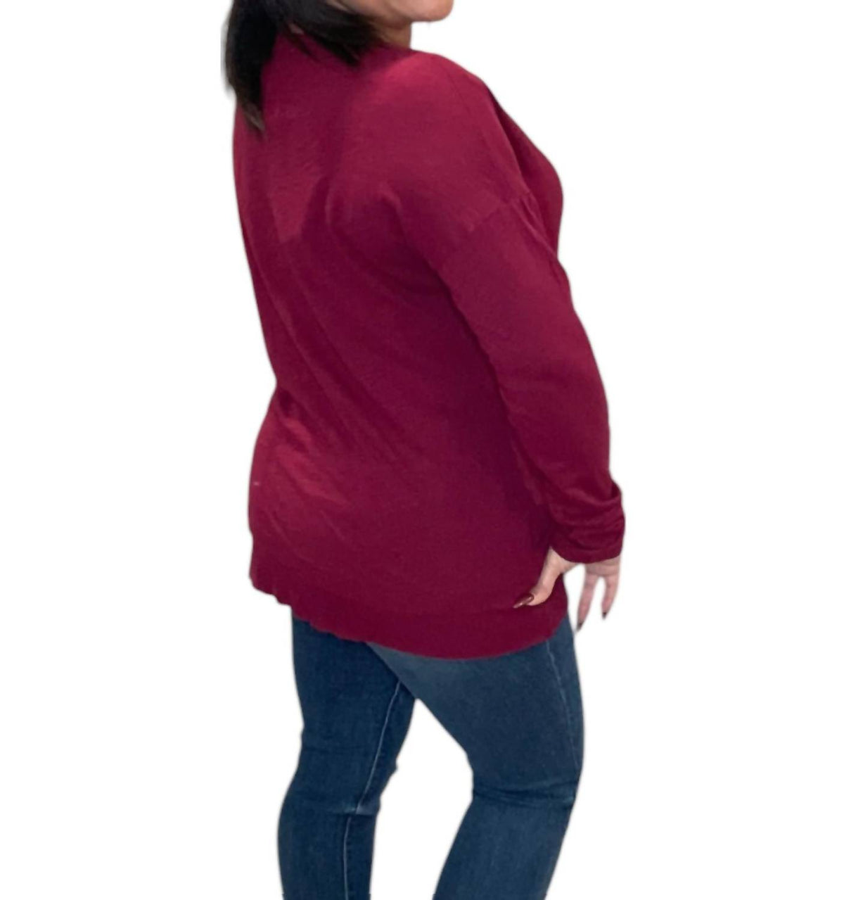 Bobi - Split Hem Long Sleeve Tee