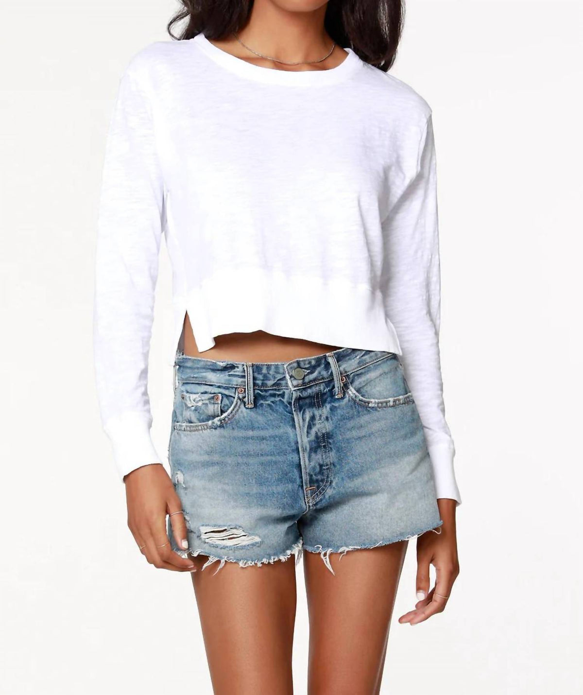 Bobi - Split Hem Long Sleeve