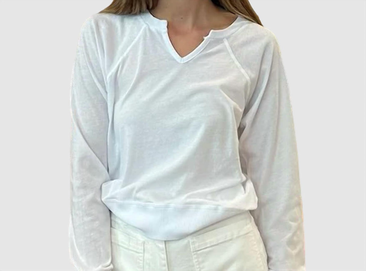 Bobi - Split Neck Pullover