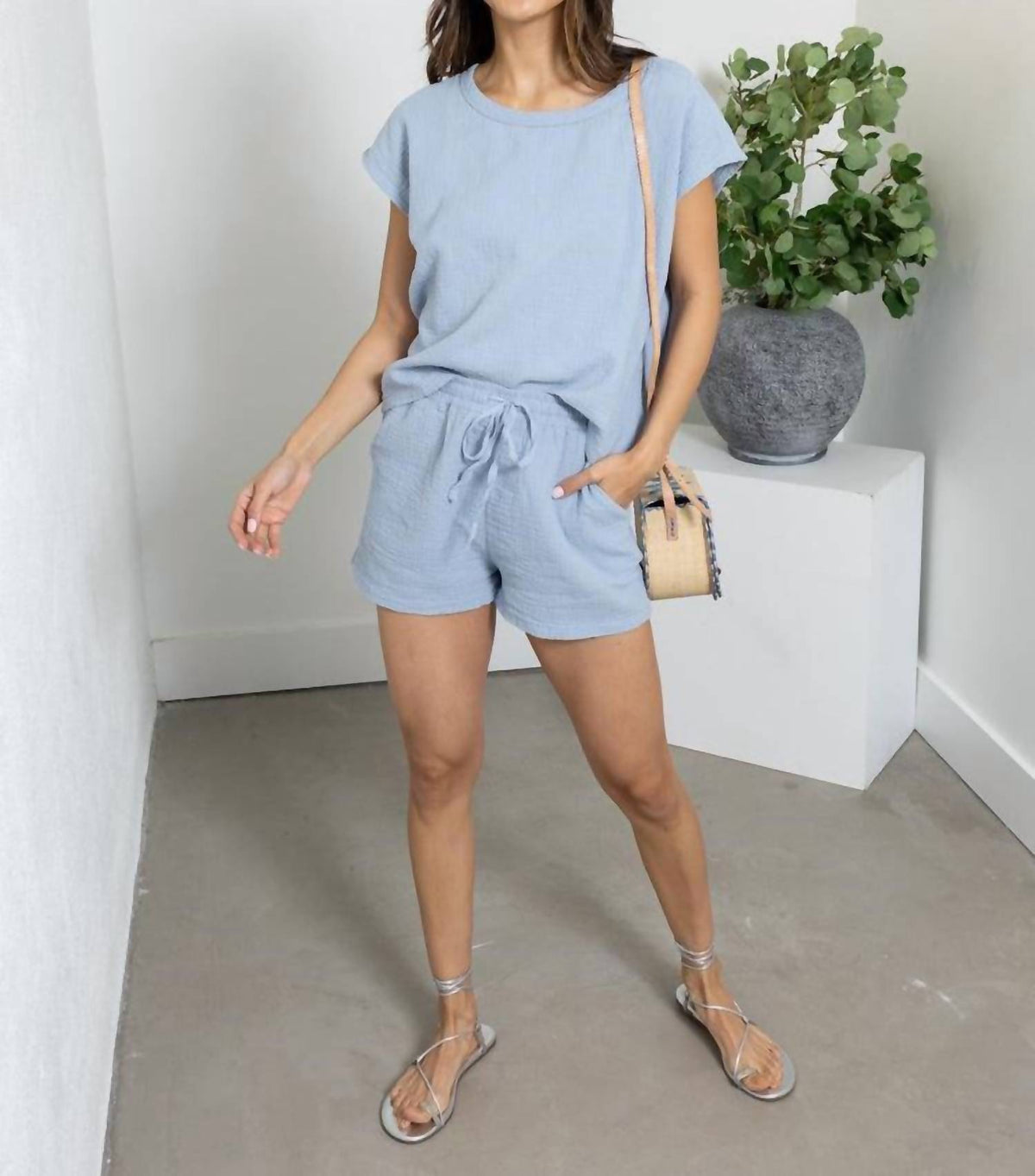Bobi - Tie Waist Shorts