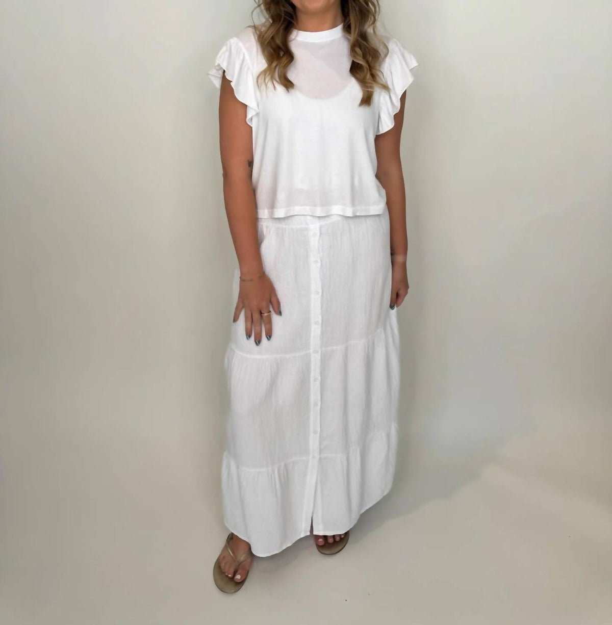 Bobi - Tiered Maxi Skirt