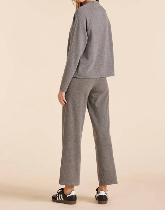 Bobi - WIDE LEG PANTS - clothing - grey - pants