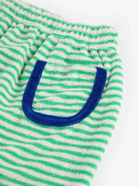Bobo Choses - Kid's Stripes Terry Cloth Harem Pants