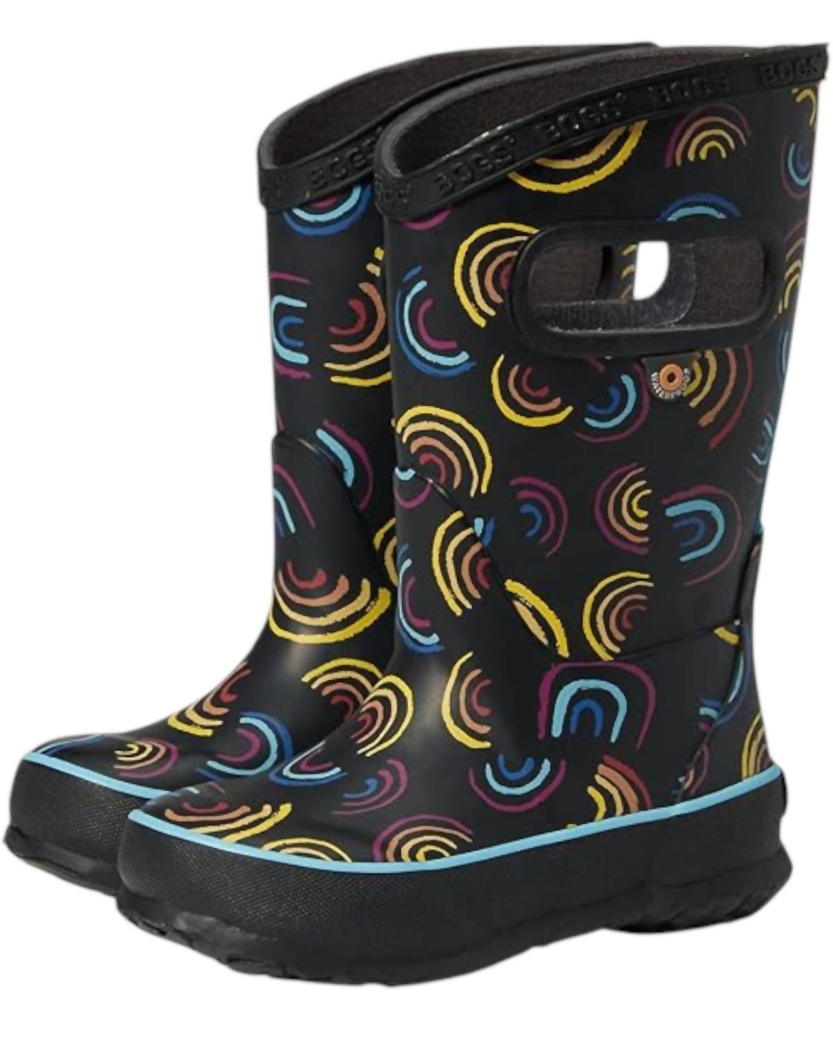 Bogs - Girl's Rainbow Rain Boots