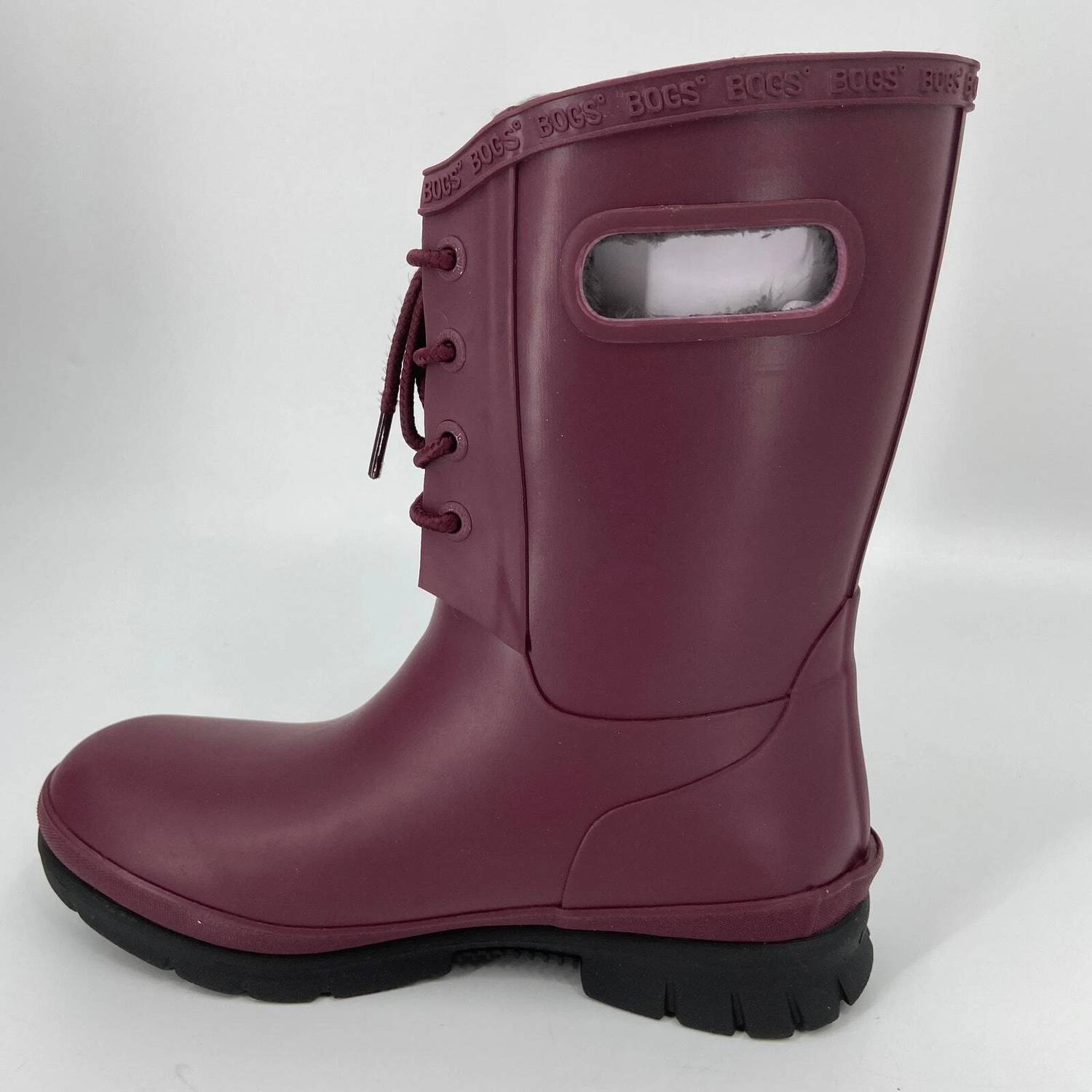 Bogs - Women's Amanda Lace - up Rain Boots - rain - boots - red - shoes