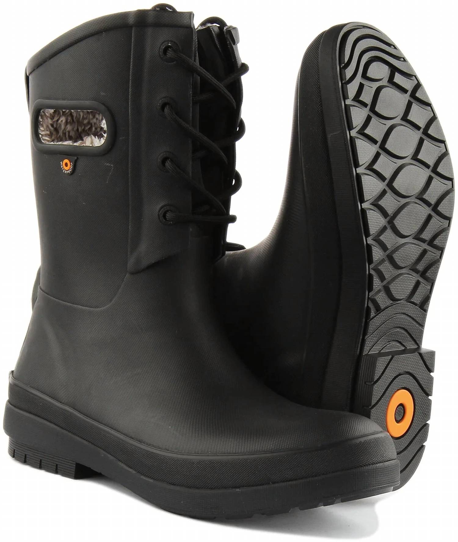 Bogs - Women's Plush Lined Amanda Boots - black - rain - boots - shoes