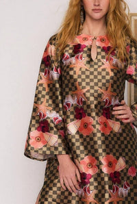 Bohemian Traders - Prudence Printed Shift Maxi Dress