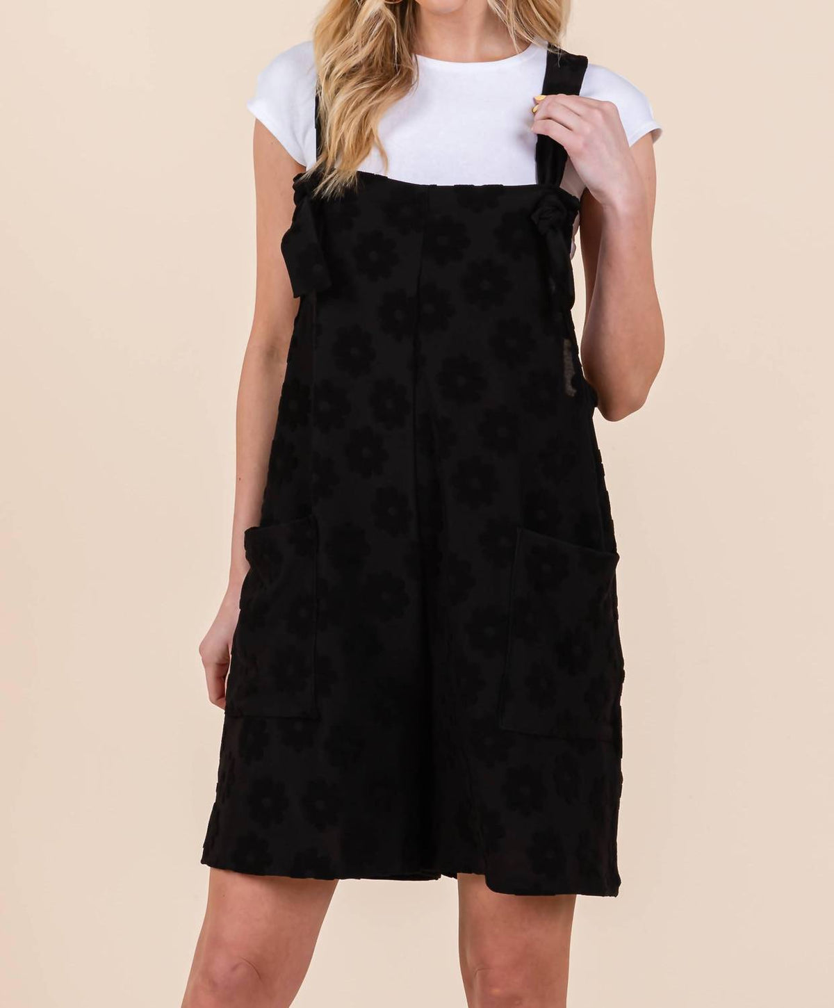Bombom - Feeling Fab Floral Textured Romper