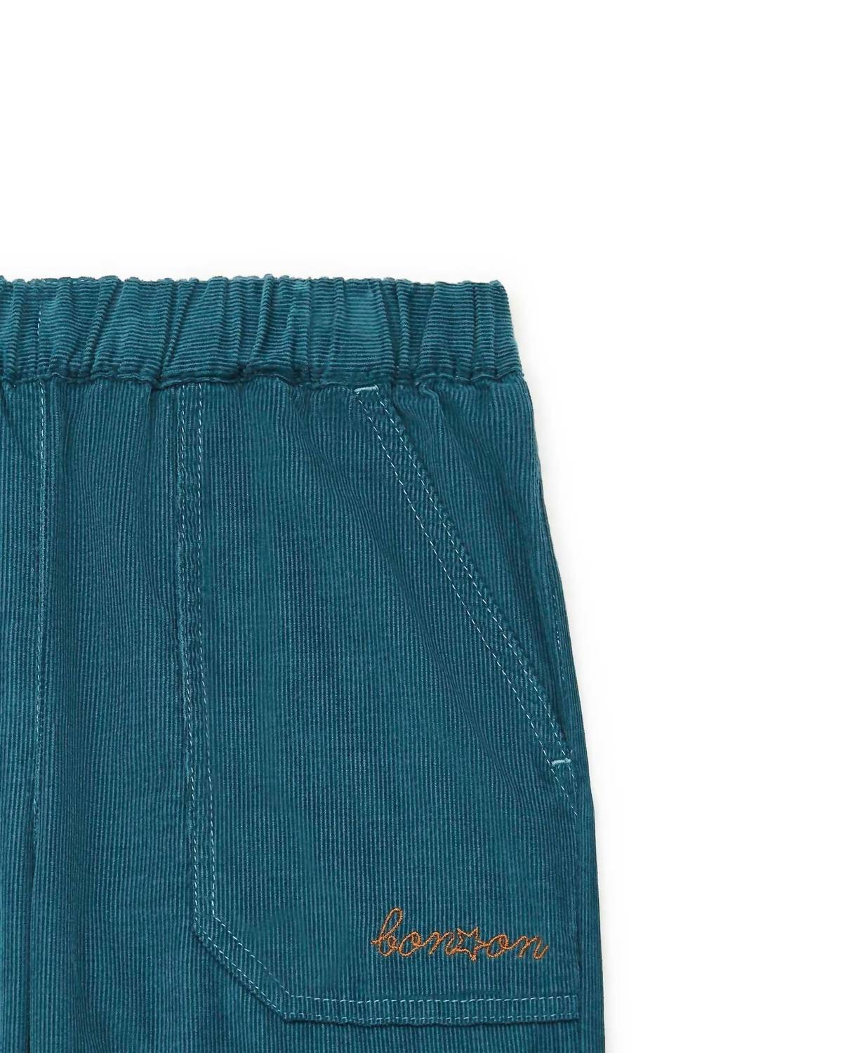 Bonton - Boy's Batcha Organic Velvet Trouser