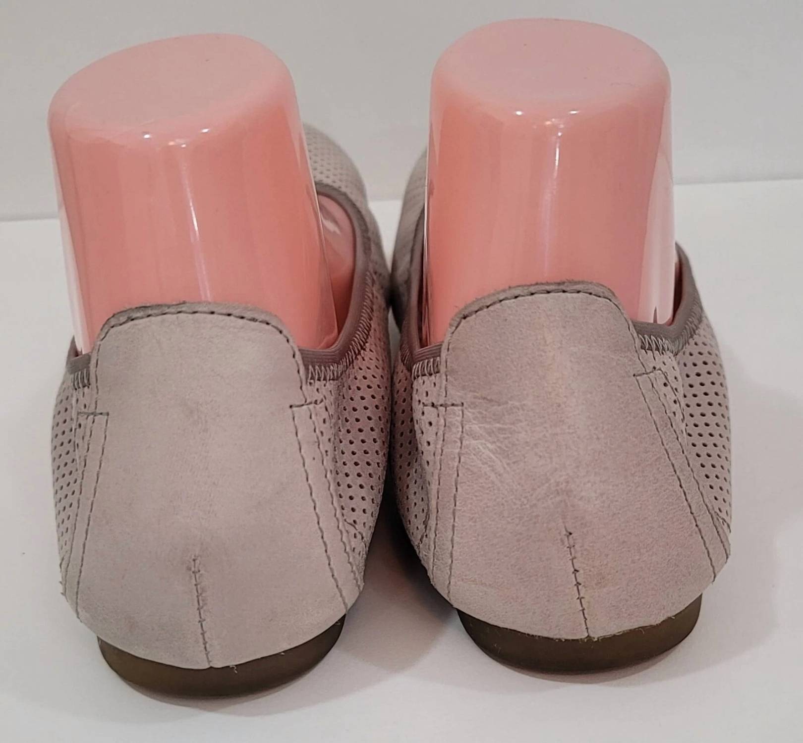 Born - Women's Julianne Perf Ballet Flats - flats - grey - leather