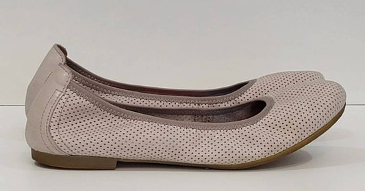 Born - Women's Julianne Perf Ballet Flats - flats - grey - leather