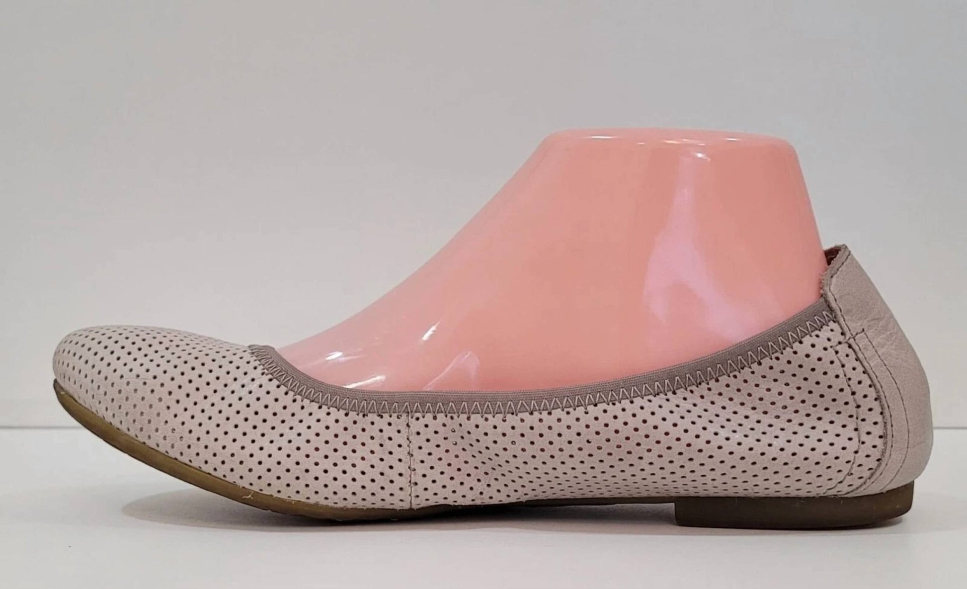 Born - Women's Julianne Perf Ballet Flats - flats - grey - leather