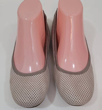Born - Women's Julianne Perf Ballet Flats - flats - grey - leather