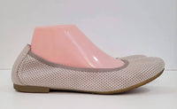 Born - Women's Julianne Perf Ballet Flats - flats - grey - leather