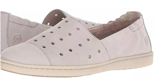 Born - Women's Kristin Loafers - flats - grey - leather