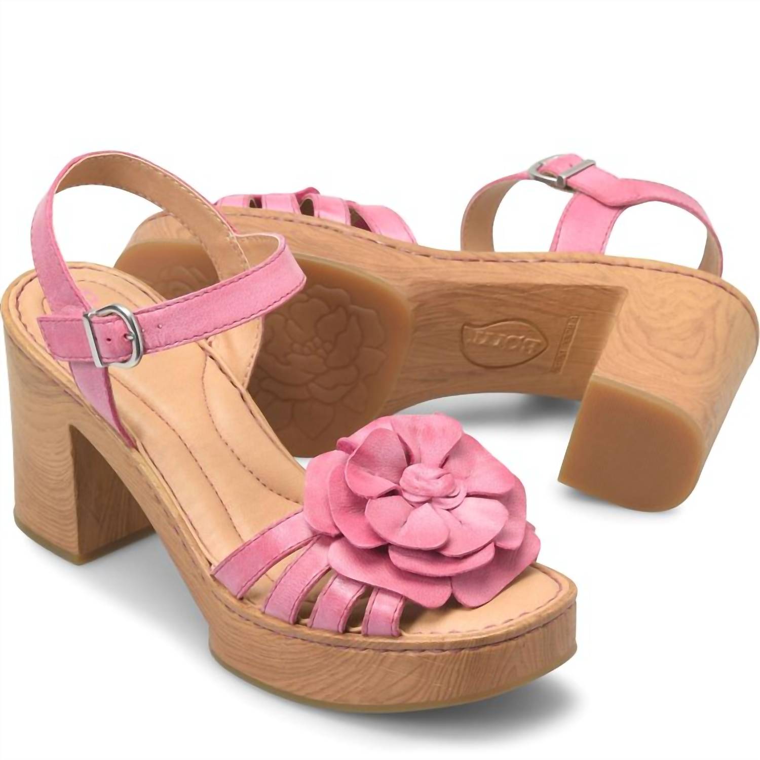Born - Women's Nectar Sandal - leather - pink - sandals