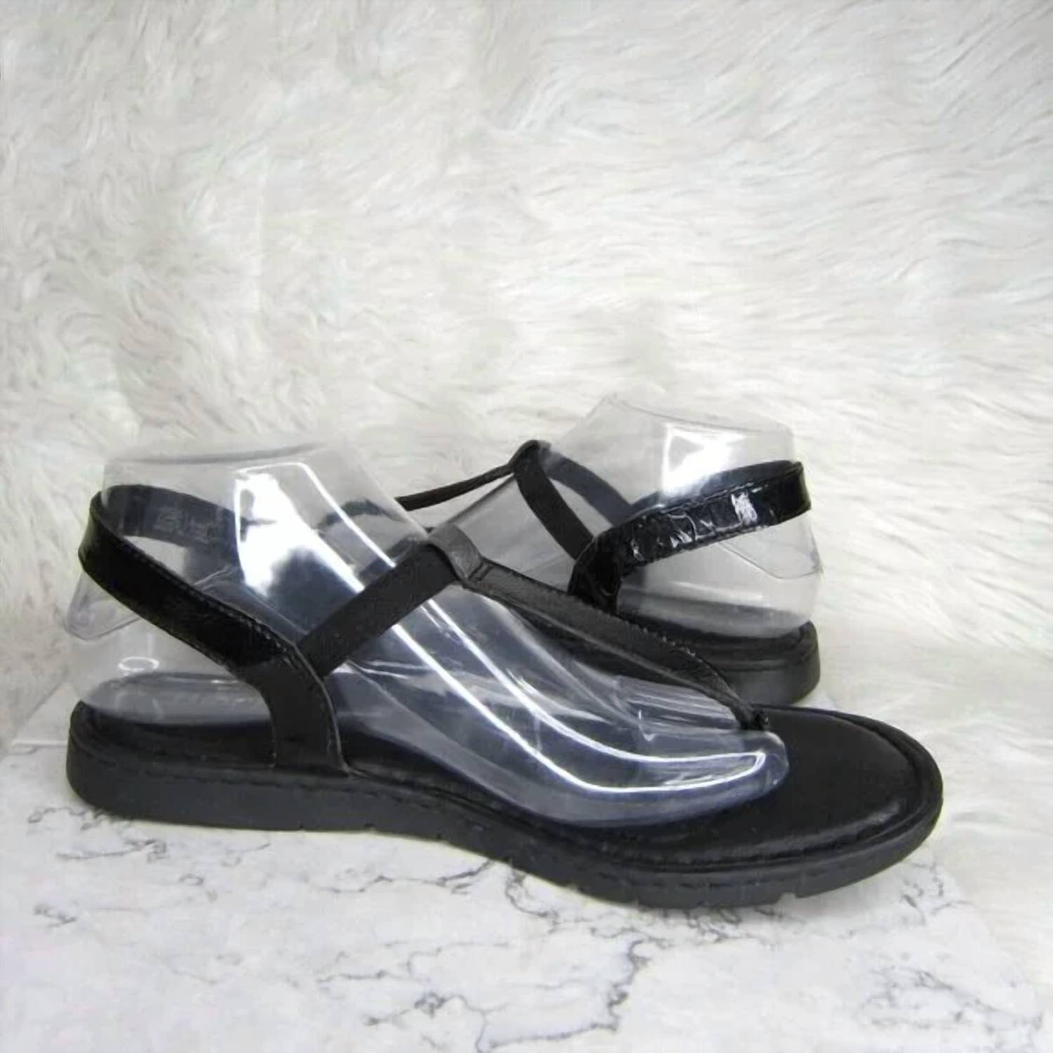 Born - Women's Trinity Sandal - black - leather - sandals