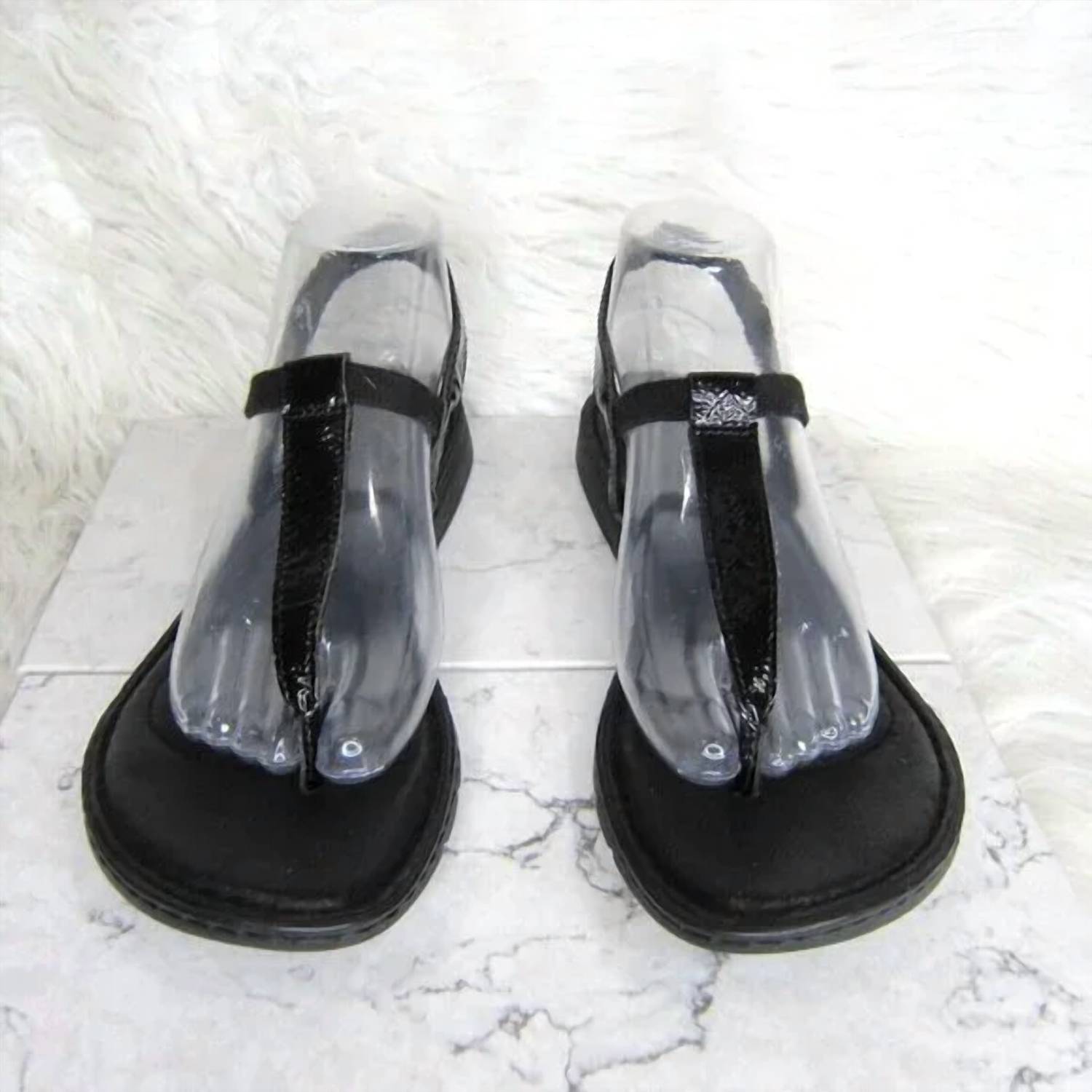 Born - Women's Trinity Sandal - black - leather - sandals