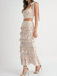 Born2Dress - Carolina Dress Set - clothing - floral - pink