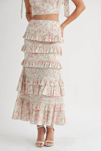 Born2Dress - Carolina Dress Set - clothing - floral - pink