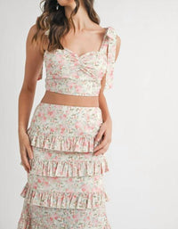 Born2Dress - Carolina Dress Set - clothing - floral - pink