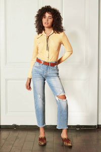 Boyish - The Tommy High Rise Stretch Straight Jeans