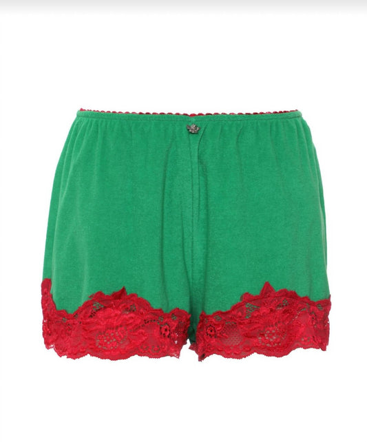 Boys Lie - Women's Greenie Lace Short - bermudas - clothing - green