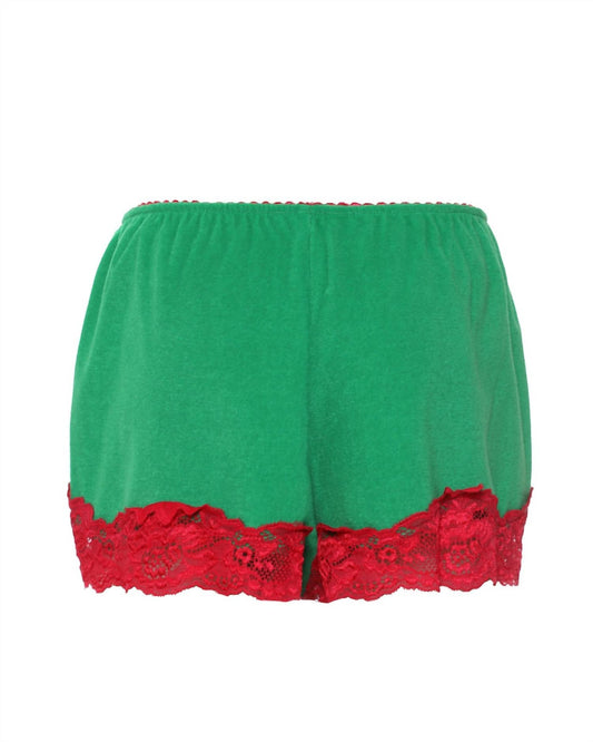 Boys Lie - Women's Greenie Lace Short - bermudas - clothing - green