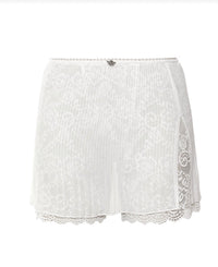Boys Lie - Women's White Tc Skort - clothing - polyester - shorts