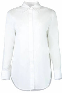 Brandon Maxwell - Mira Boyfriend Button Down Split Back Shirt