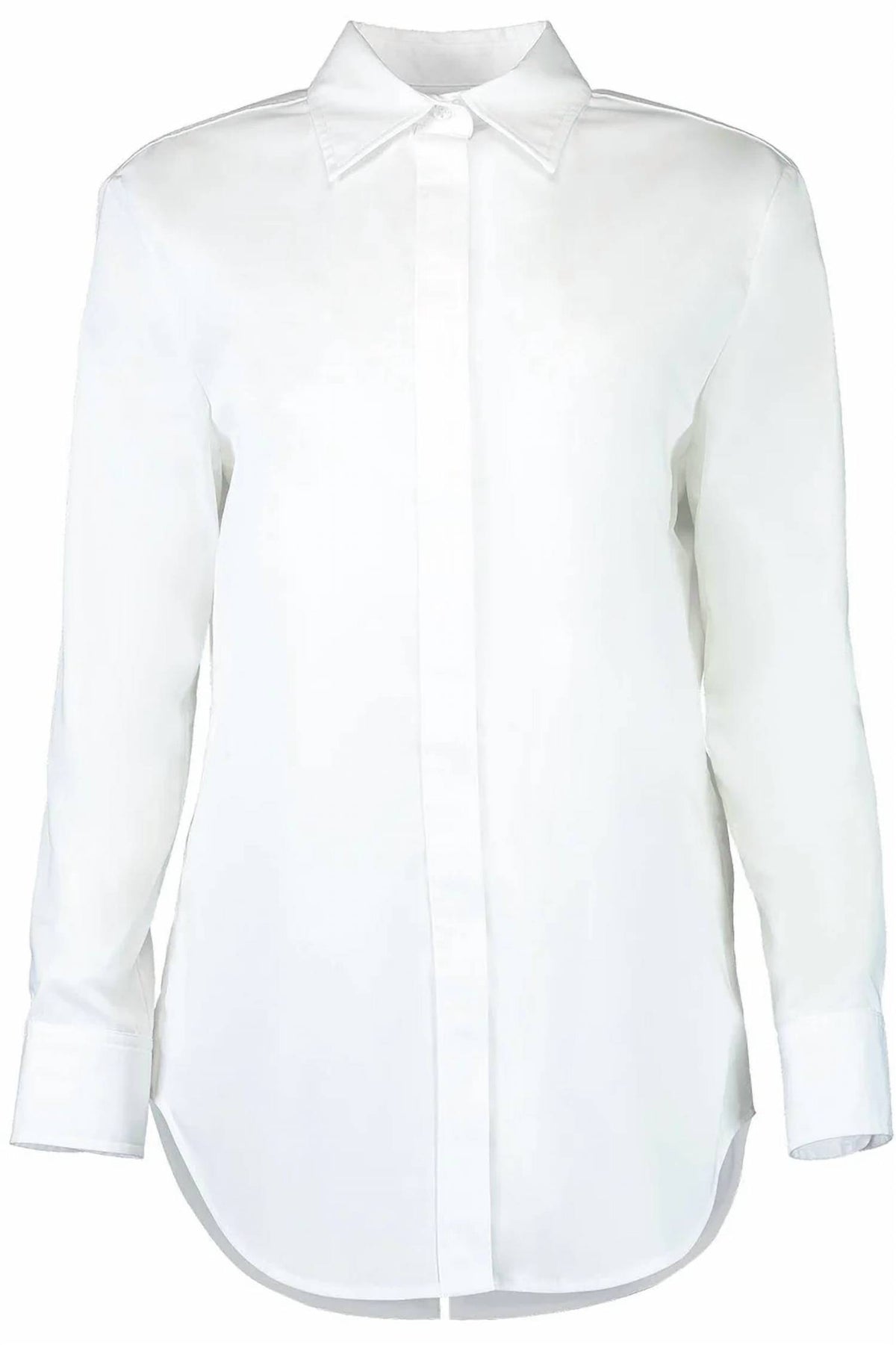 Brandon Maxwell - Mira Boyfriend Button Down Split Back Shirt