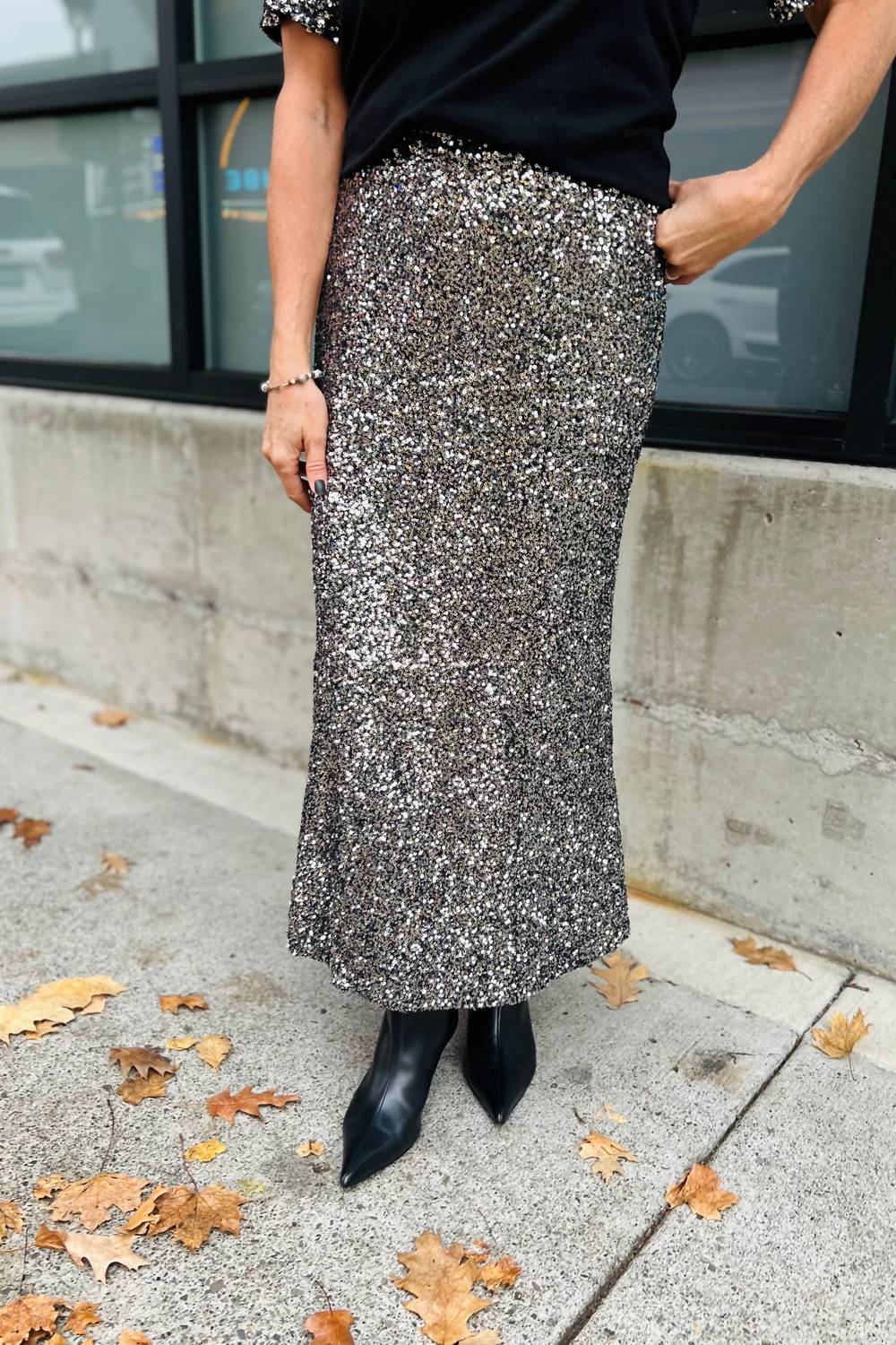 Brave + True - Ritz Sequin Skirt
