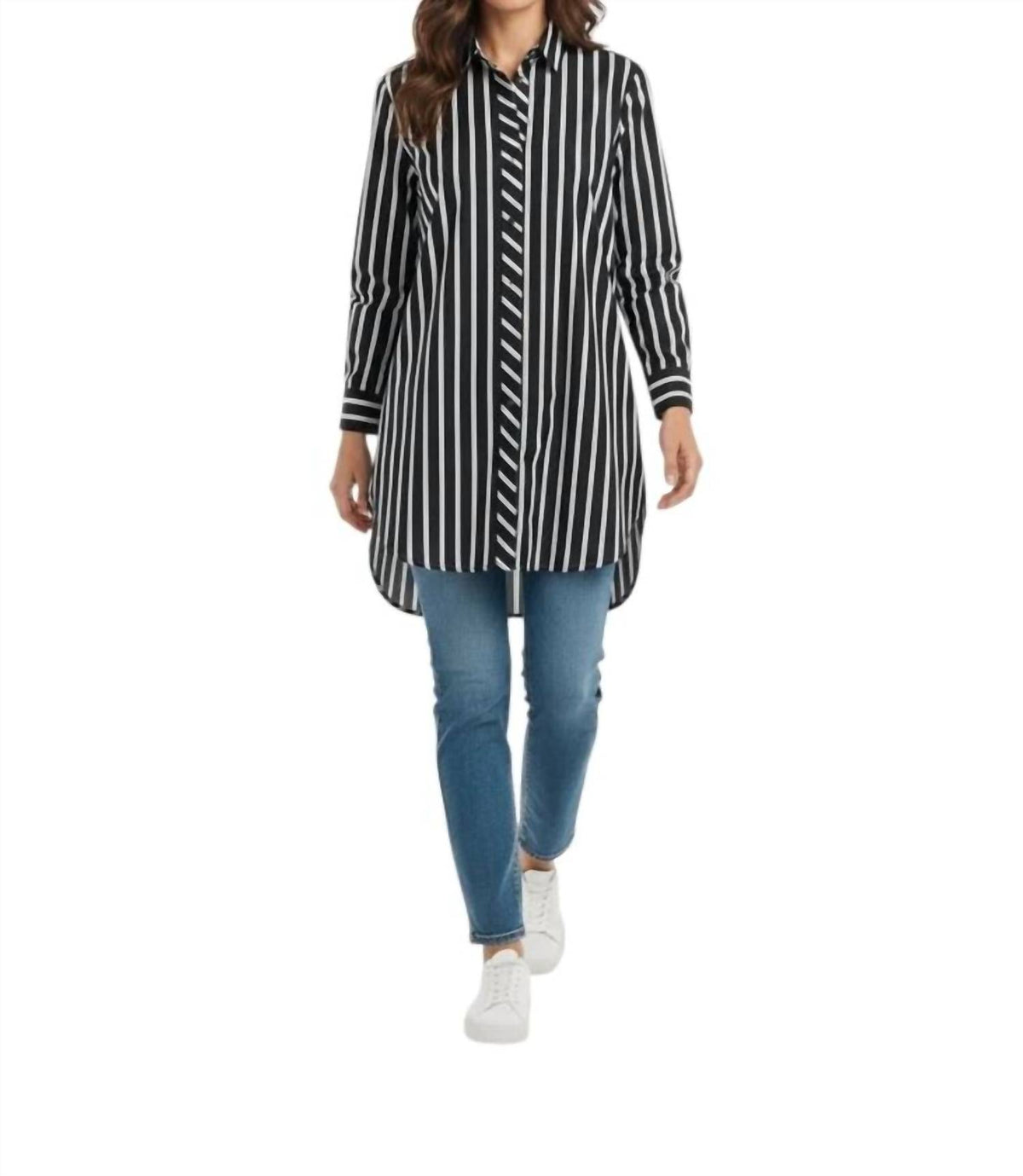 Brax - Viki Striped Button Up Top
