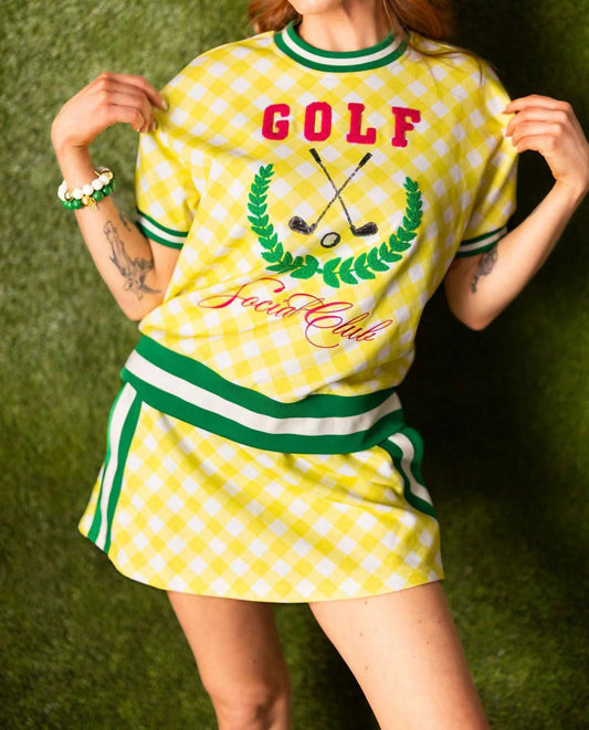 Brianna Cannon - Golf Social Club Sweatshirt Tee - clothing - cotton - blend - graphic