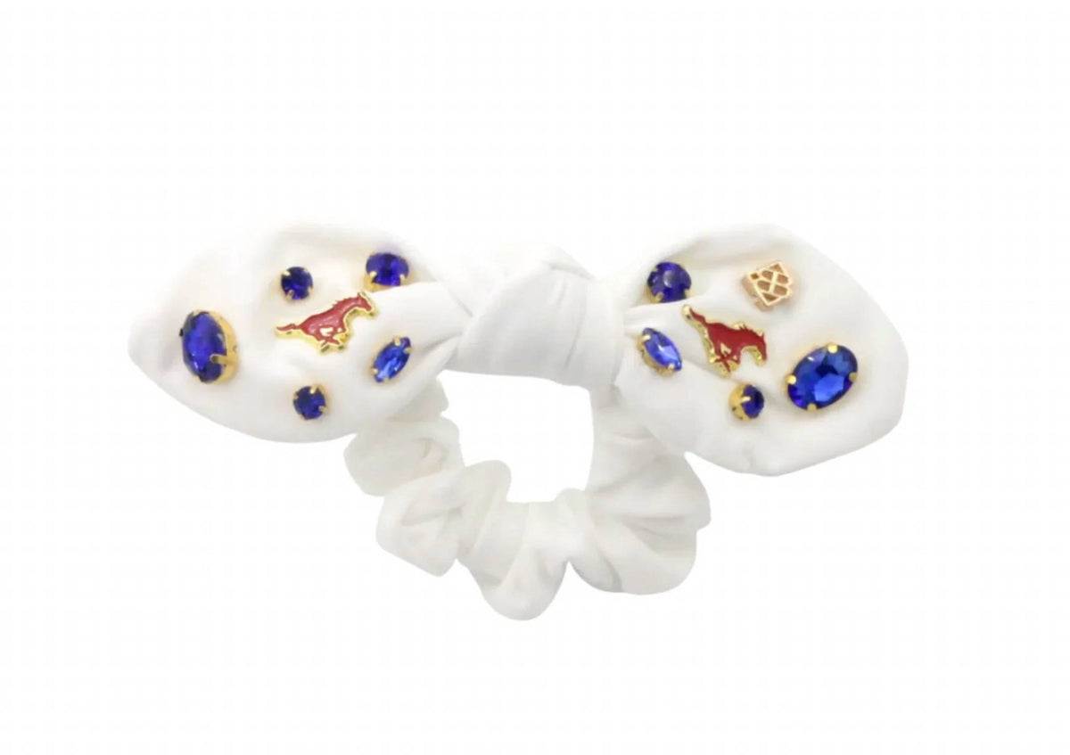 Brianna Cannon - Smu Logo Bow Scrunchie