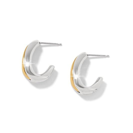 Brighton - Cascade Two Tone Hoop Earrings - earrings - gold - jewelry