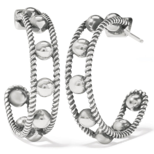 Brighton - Women's Sonora Hoop Earrings - earrings - jewelry - silver